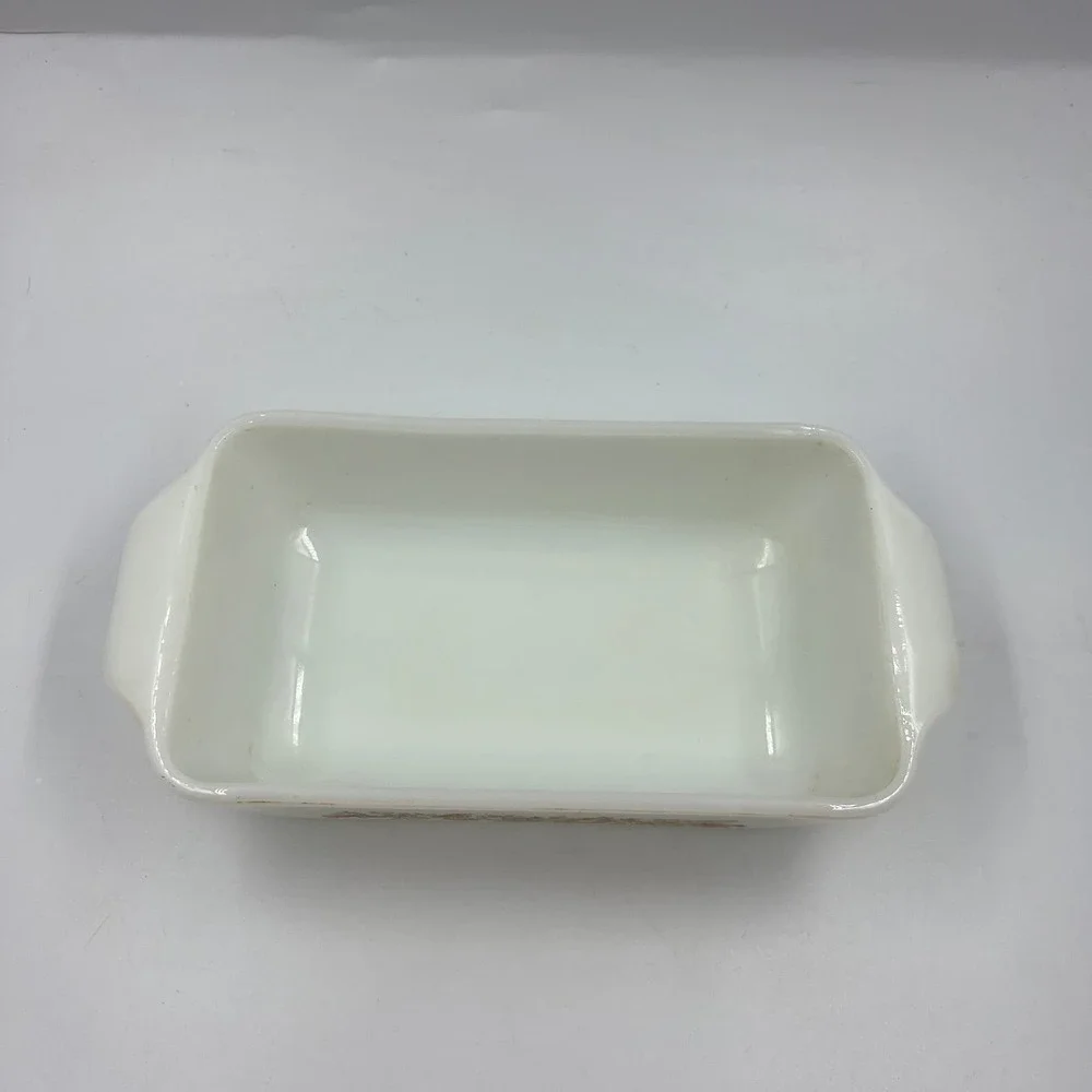 Vintage‎ Anchor Hocking Golden Harvest 441 Rectangle Casserole Dish 5x9 Inch